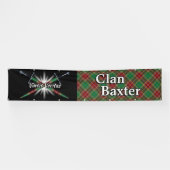 Highland Festival Clan Baxter Tent Spandoek (Horizontaal)