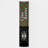 Highland Festival Clan Baxter Tent Spandoek (Verticaal)