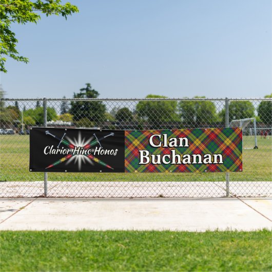 Highland Festival Clan Buchanan Tent Spandoek (Insitu)