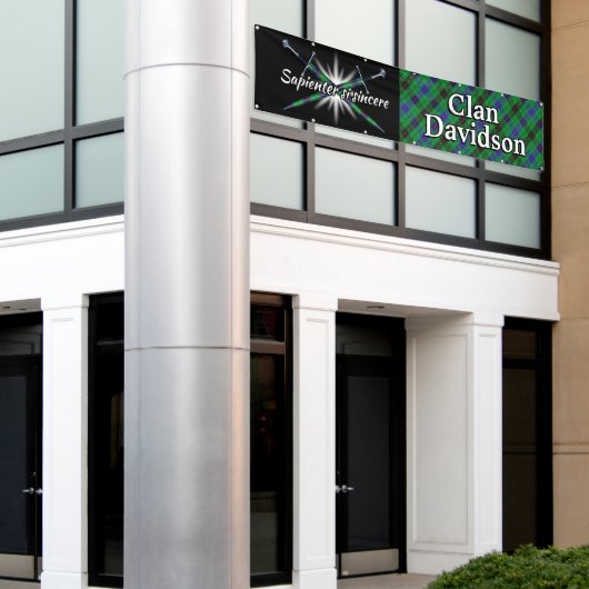 Highland Festival Clan Davidson Tent Spandoek (Buitenkant Gebouw)