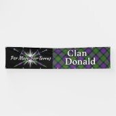Highland Festival Clan Donald MacDonald Tent Spandoek (Horizontaal)