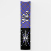 Highland Festival Clan Elliot Eliott Tent Spandoek (Verticaal)