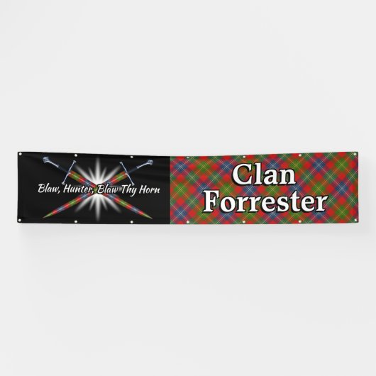 Highland Festival Clan Forrester Tent Spandoek (Horizontaal)