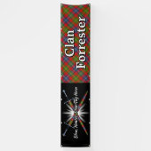 Highland Festival Clan Forrester Tent Spandoek (Verticaal)