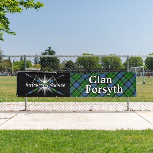 Highland Festival Clan Forsyth Tent Spandoek (Insitu)