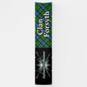 Highland Festival Clan Forsyth Tent Spandoek (Verticaal)