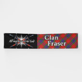 Highland Festival Clan Fraser Tent Spandoek (Horizontaal)