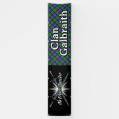 Highland Festival Clan Galbraith Tent Spandoek (Verticaal)