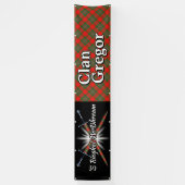 Highland Festival Clan Gregor MacGregor Tent Spandoek (Verticaal)