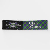 Highland Festival Clan Gunn Tent Spandoek (Horizontaal)