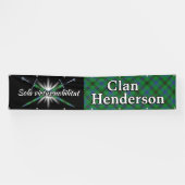 Highland Festival Clan Henderson Tent Spandoek (Horizontaal)