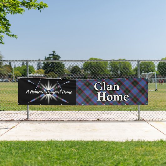Highland Festival Clan Home Hume Tent Spandoek (Insitu)