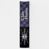 Highland Festival Clan Home Hume Tent Spandoek (Verticaal)