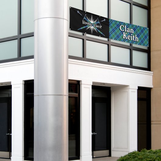 Highland Festival Clan Keith Tent Spandoek (Buitenkant Gebouw)