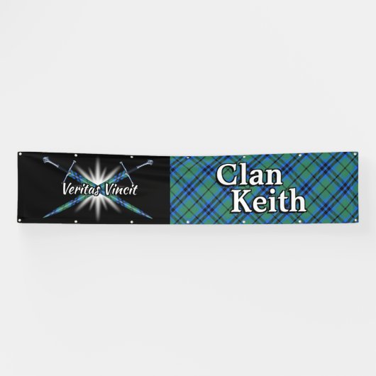 Highland Festival Clan Keith Tent Spandoek (Horizontaal)