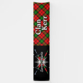 Highland Festival Clan Kerr Tent Spandoek (Verticaal)