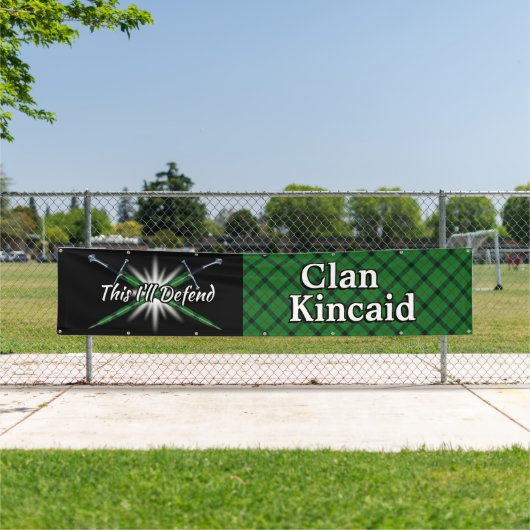Highland Festival Clan Kincaid Tent Spandoek (Insitu)