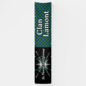 Highland Festival Clan Lamont Tent Spandoek (Verticaal)