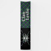 Highland Festival Clan Leslie Tent Spandoek (Verticaal)