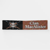 Highland Festival Clan MacAlister Tent Spandoek (Horizontaal)