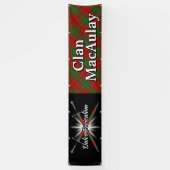 Highland Festival Clan MacAulay Tent Spandoek (Verticaal)