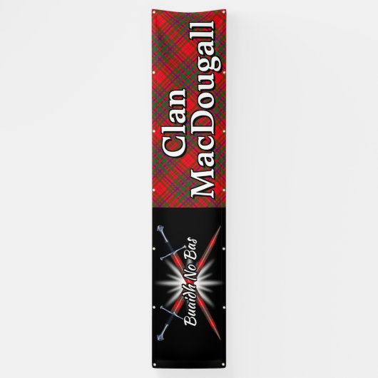 Highland Festival Clan MacDougall Tent Spandoek (Verticaal)