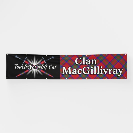 Highland Festival Clan MacGillivray Tent Spandoek (Horizontaal)