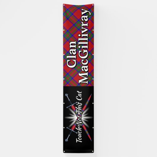 Highland Festival Clan MacGillivray Tent Spandoek (Verticaal)