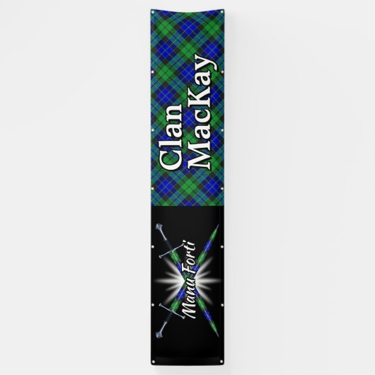 Highland Festival Clan MacKay Tent Spandoek (Verticaal)