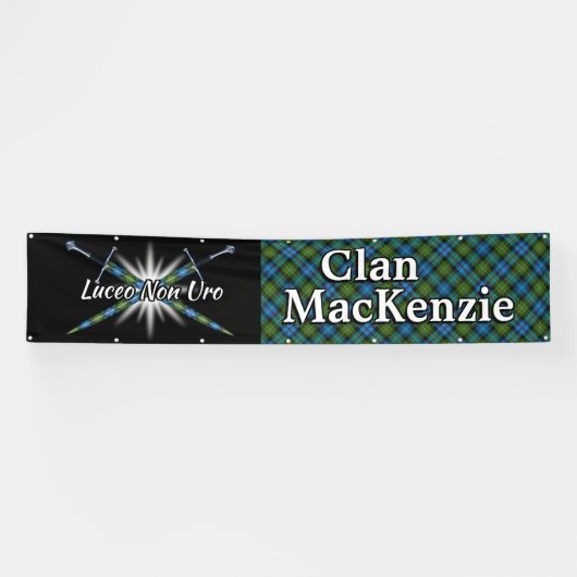 Highland Festival Clan MacKenzie Tent Spandoek (Horizontaal)