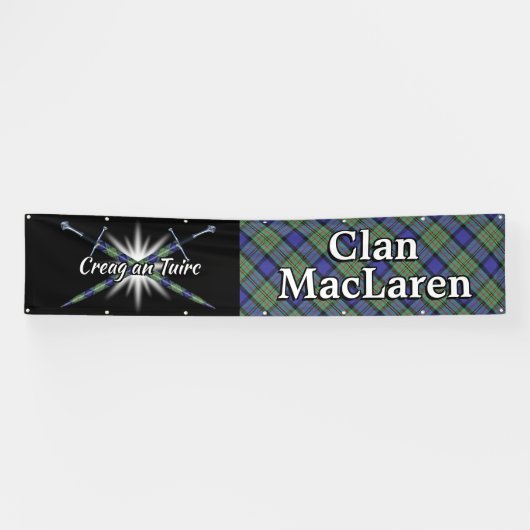 Highland Festival Clan MacLaren Tent Spandoek (Horizontaal)