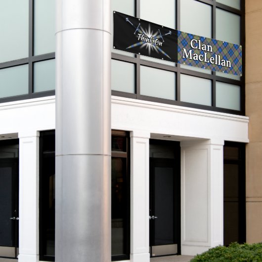 Highland Festival Clan MacLellan Tent Spandoek (Buitenkant Gebouw)