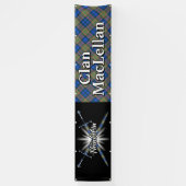 Highland Festival Clan MacLellan Tent Spandoek (Verticaal)
