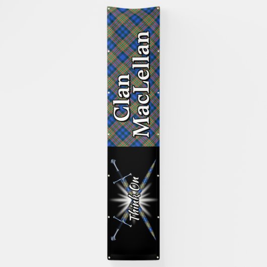 Highland Festival Clan MacLellan Tent Spandoek (Verticaal)