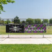 Highland Festival Clan MacLennan Tent Spandoek (Insitu)