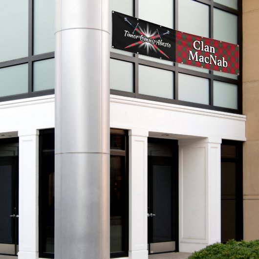 Highland Festival Clan MacNab Tent Spandoek (Buitenkant Gebouw)