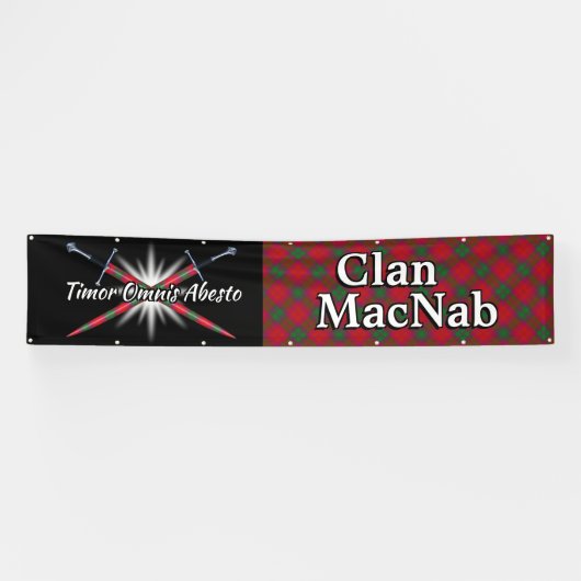 Highland Festival Clan MacNab Tent Spandoek (Horizontaal)