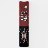 Highland Festival Clan MacNab Tent Spandoek (Verticaal)