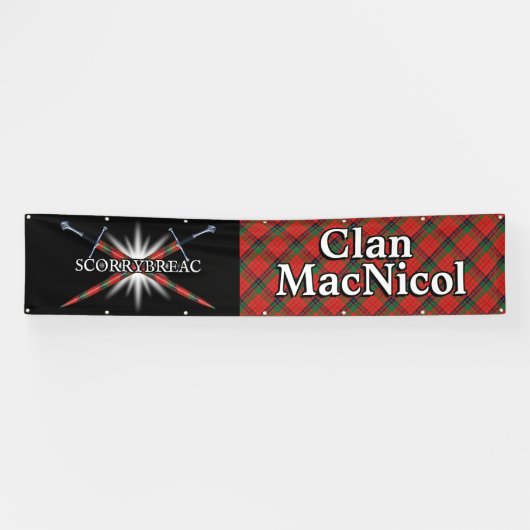 Highland Festival Clan MacNicol Tartanent Spandoek