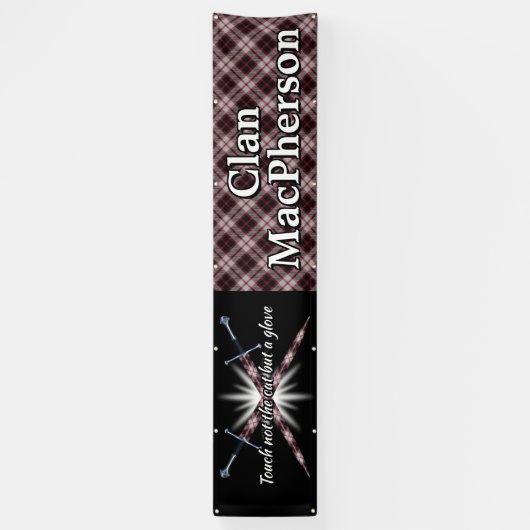 Highland Festival Clan MacPherson Tent Spandoek (Verticaal)
