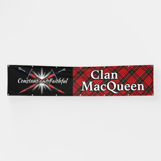 Highland Festival Clan MacQueen Tent Spandoek (Horizontaal)