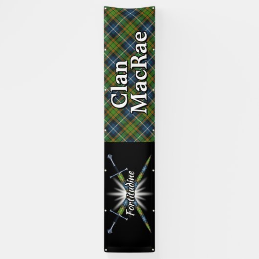 Highland Festival Clan MacRae Tent Spandoek (Verticaal)