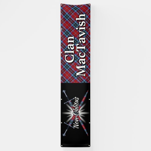Highland Festival Clan MacTavish Tent Spandoek (Verticaal)
