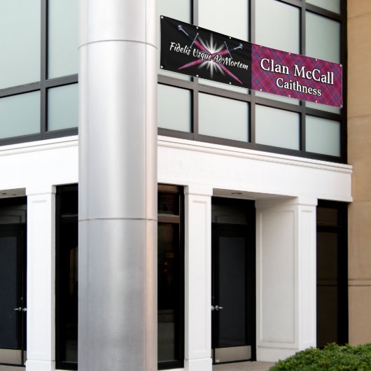 Highland Festival Clan McCall - Caithness Tartan Spandoek (Buitenkant Gebouw)