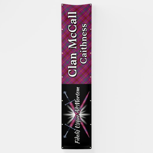 Highland Festival Clan McCall - Caithness Tartan Spandoek (Verticaal)