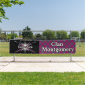 Highland Festival Clan Montgomery Tent Spandoek (Insitu)