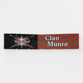 Highland Festival Clan Munro Tent Spandoek (Horizontaal)