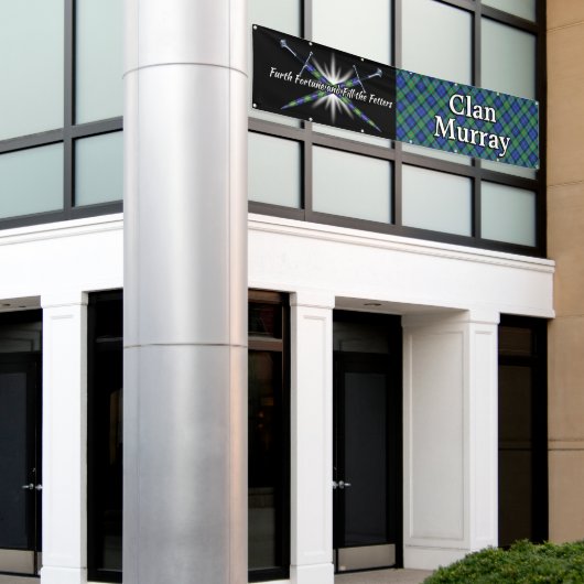 Highland Festival Clan Murray Tent Spandoek (Buitenkant Gebouw)