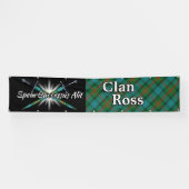 Highland Festival Clan Ross Tent Spandoek (Horizontaal)