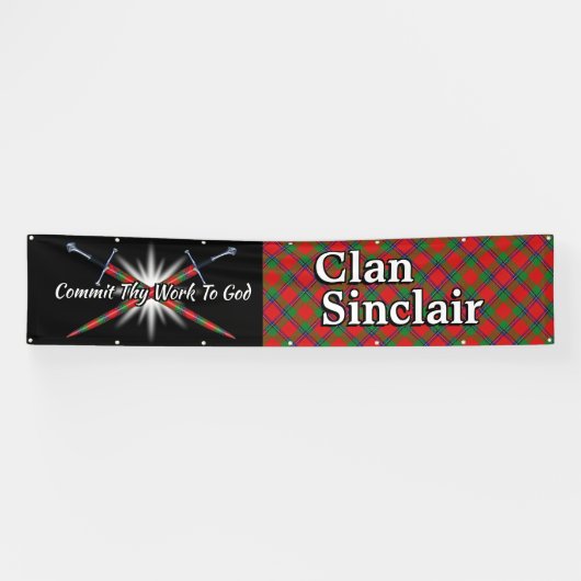 Highland Festival Clan Sinclair Tent Spandoek (Horizontaal)